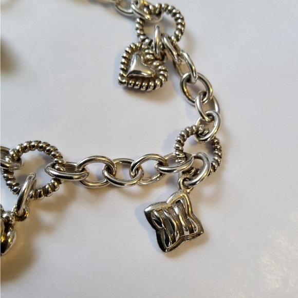 14k 925 Samuel Benham BJC Charm Bracelet Vintage - Picture 6 of 7